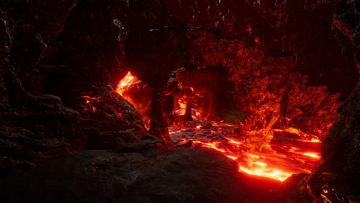 Лавовая пещера Гавайи