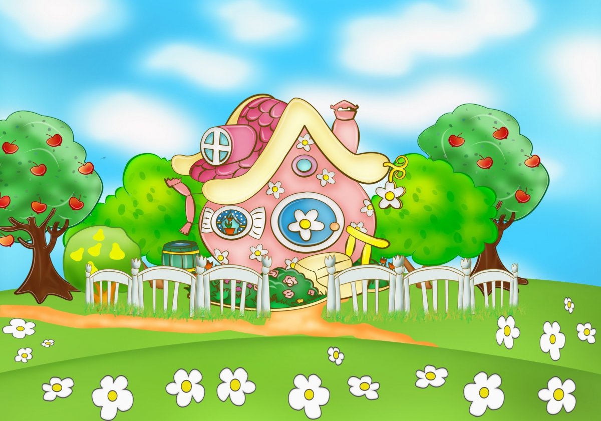 Домик Нюши из смешариков