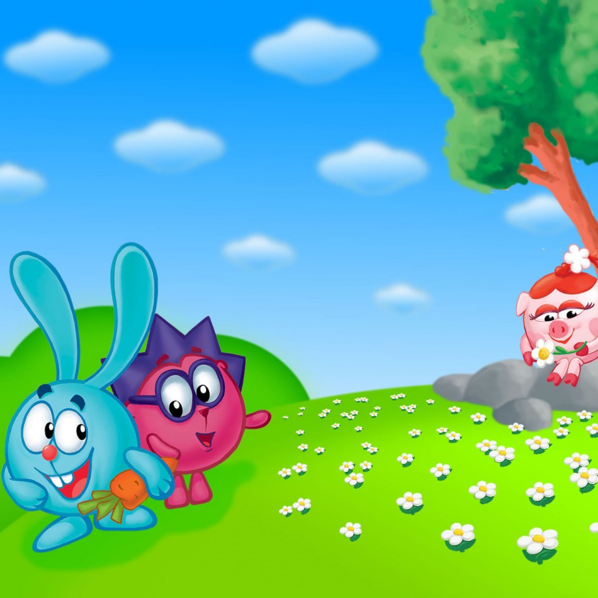 Фон Смешарики Копатыч