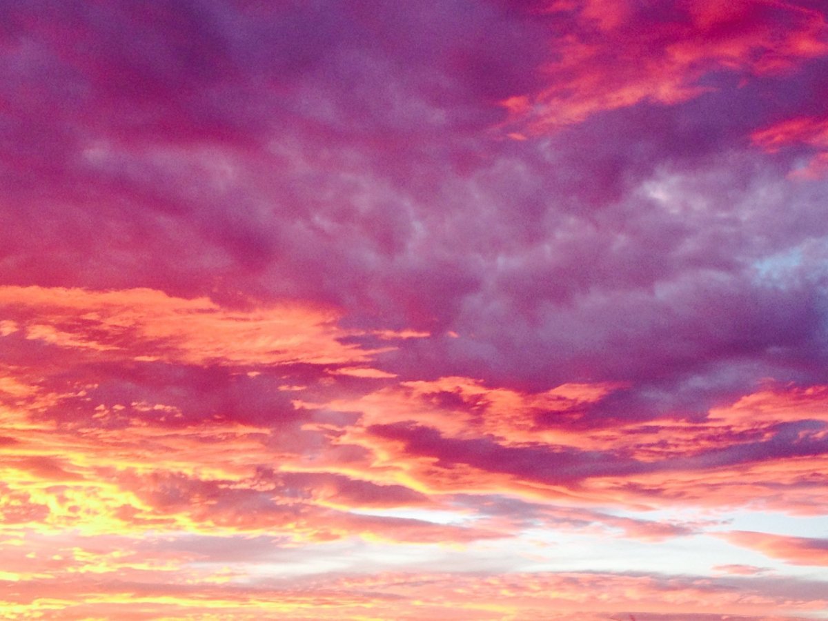 Розовое небо