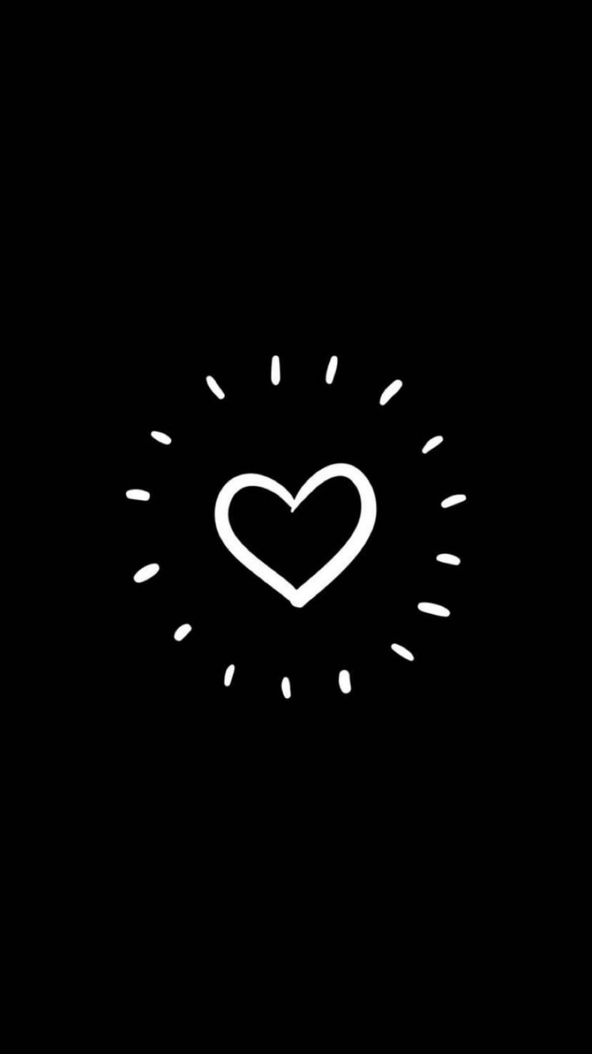 Маленькое черное сердечко