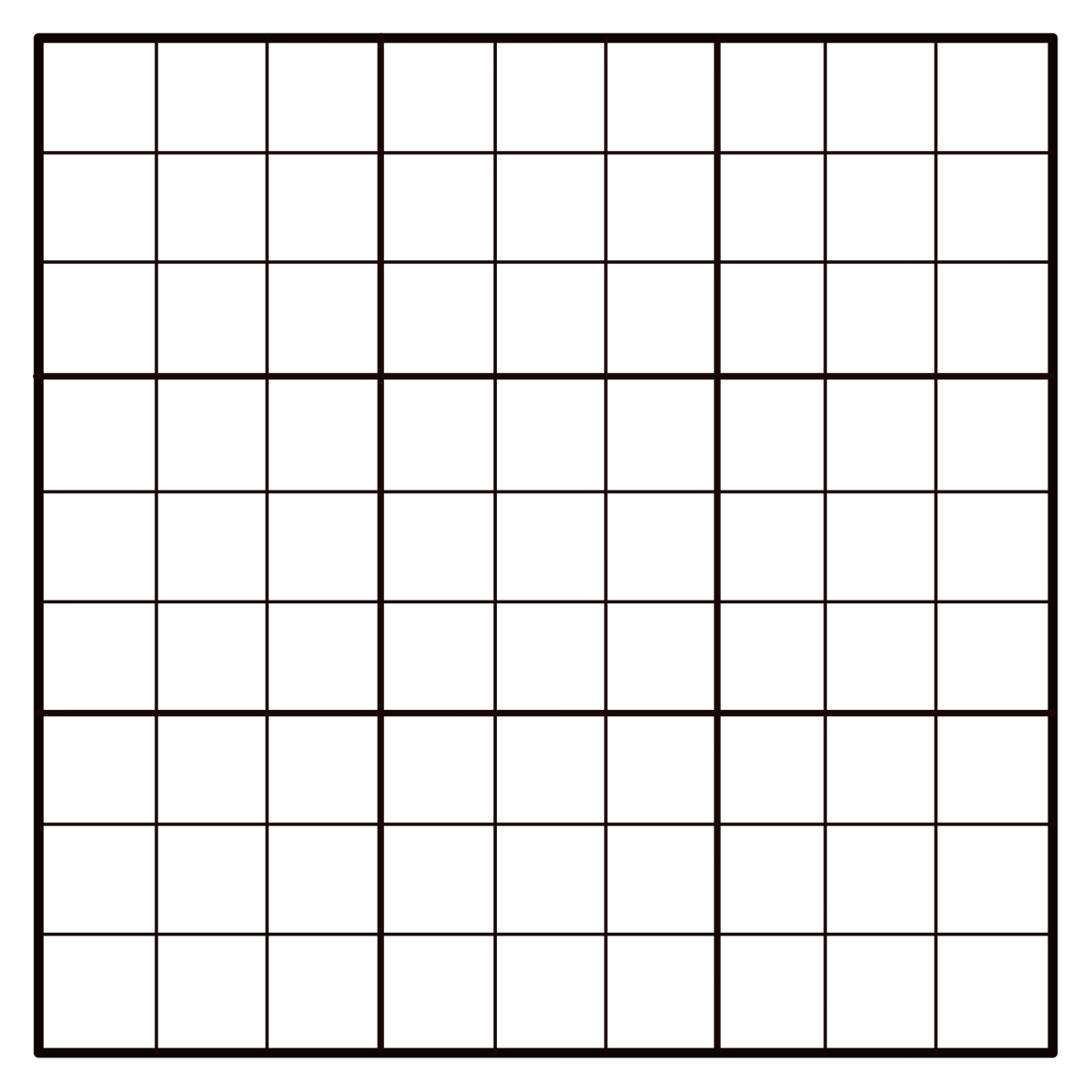 Таблица сетка а4