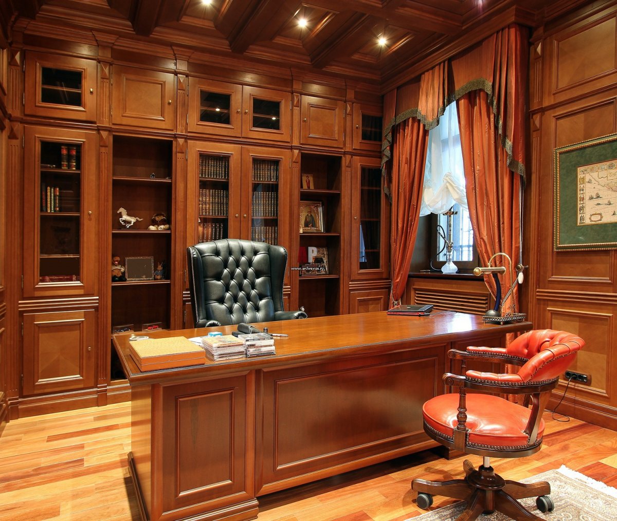 Кабинет в викторианском стиле