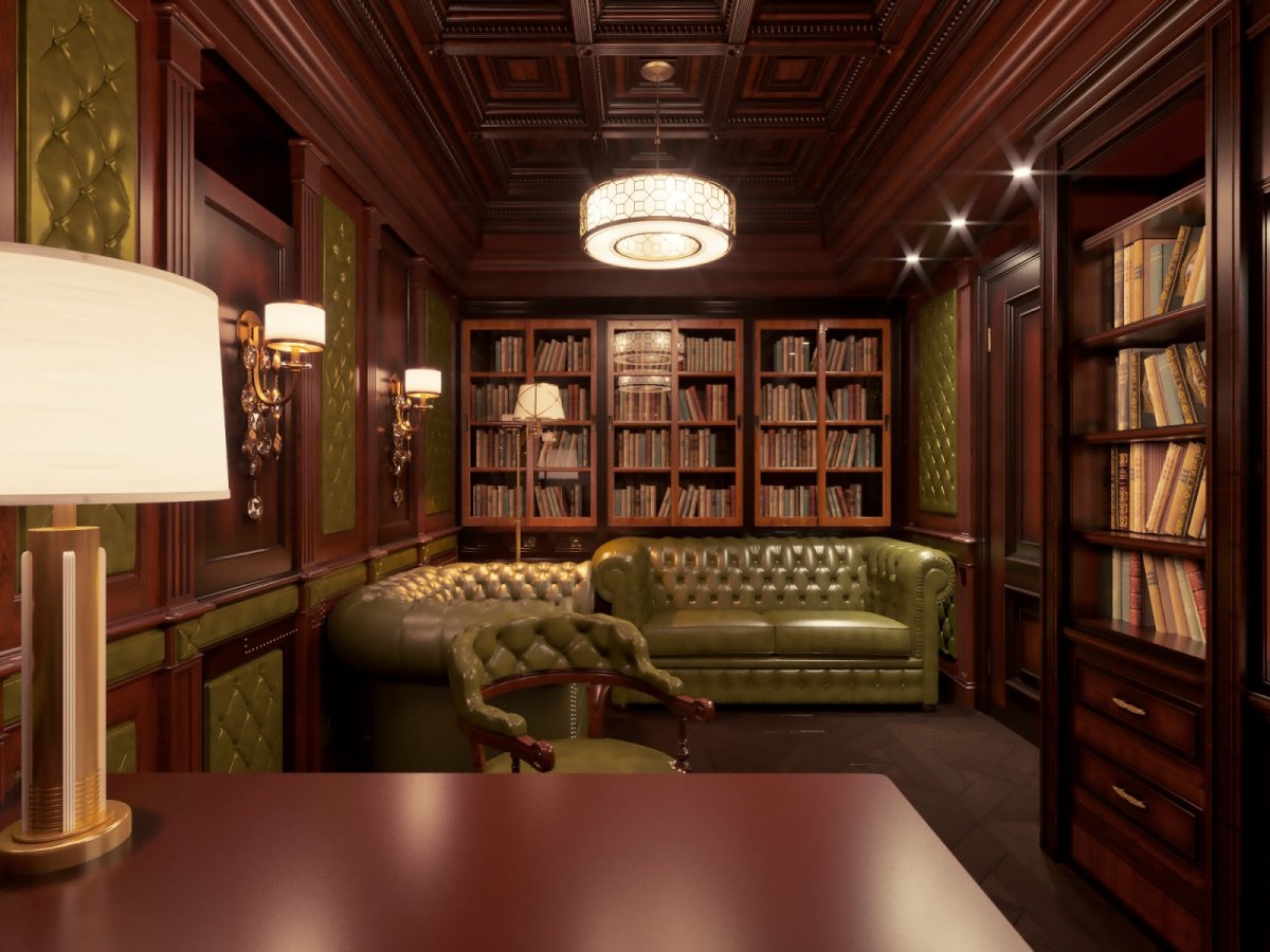 Интерьер кабинета Мартина Бормана