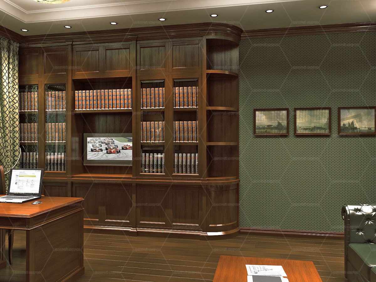 Библиотека в английском стиле