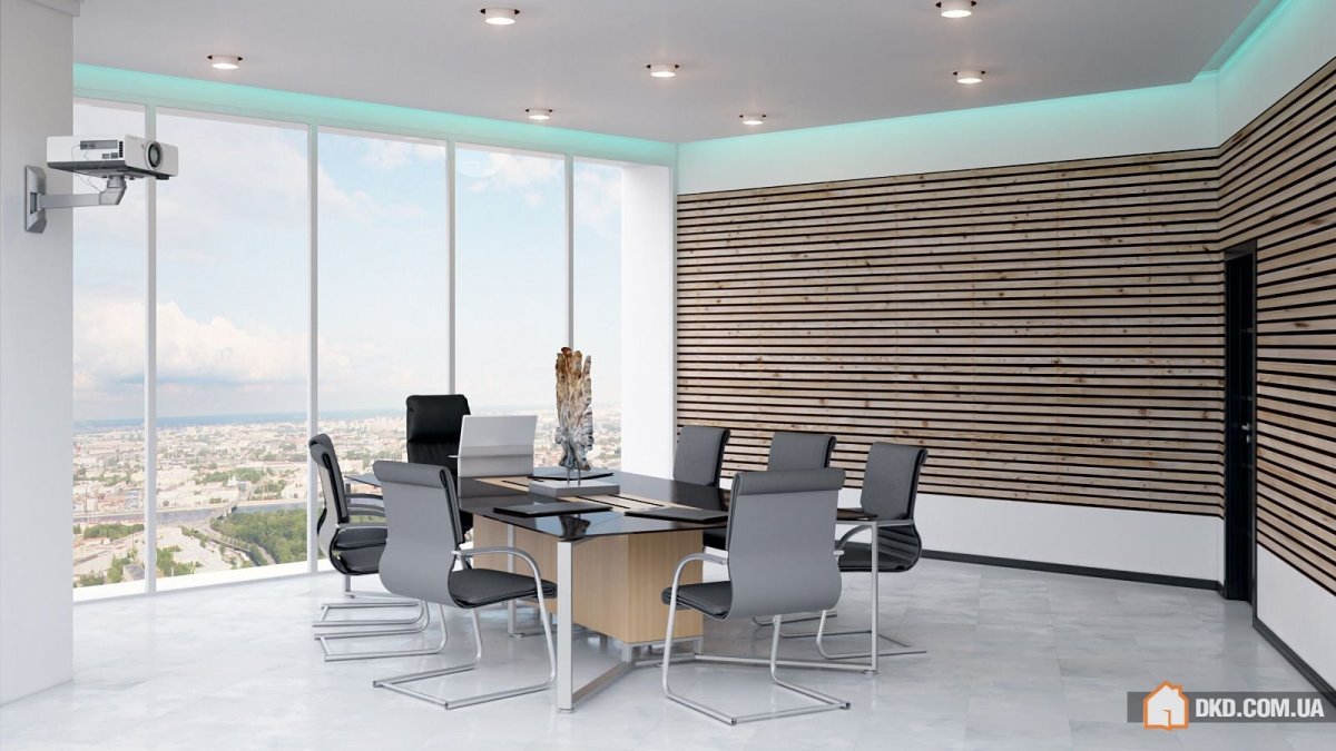 Интерьер стена офиса комнаты
