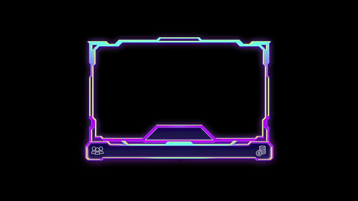 Рамка для веб камеры для OBS 720p