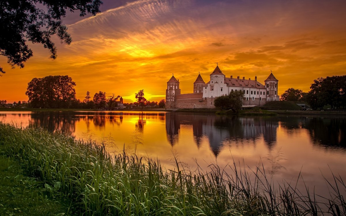 Белоруссия город Пинск замок