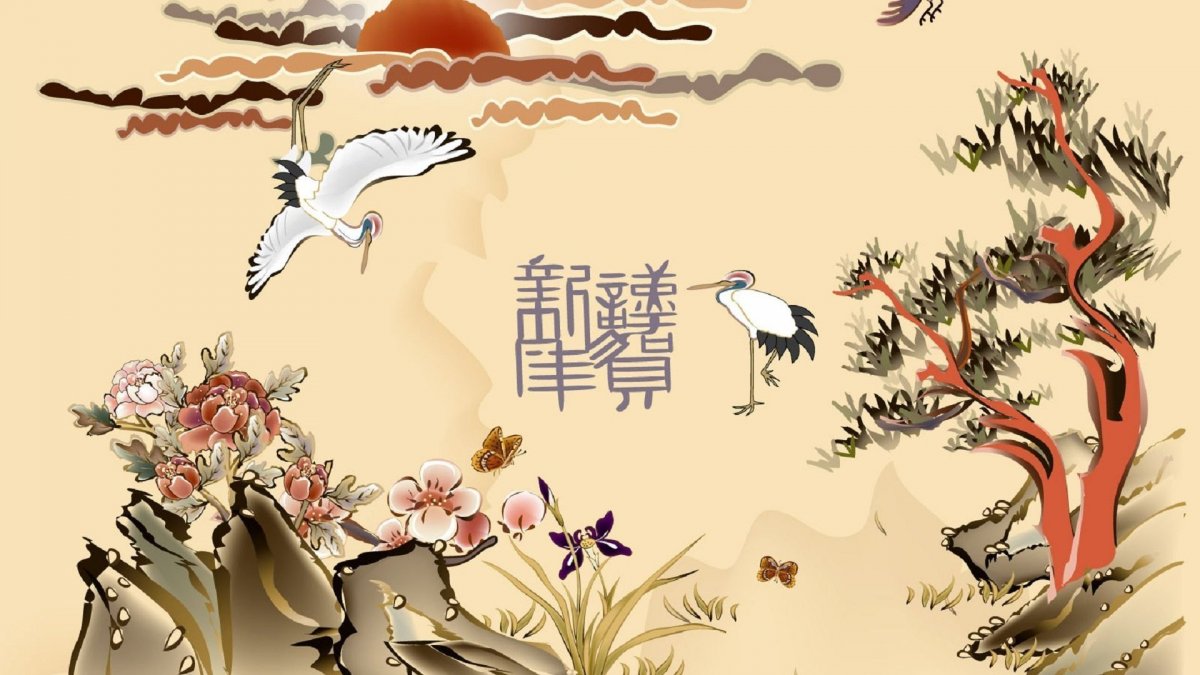 Китайский фон