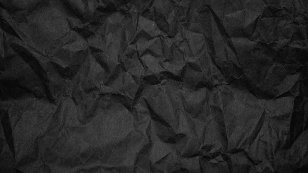 Черная мятая бумага