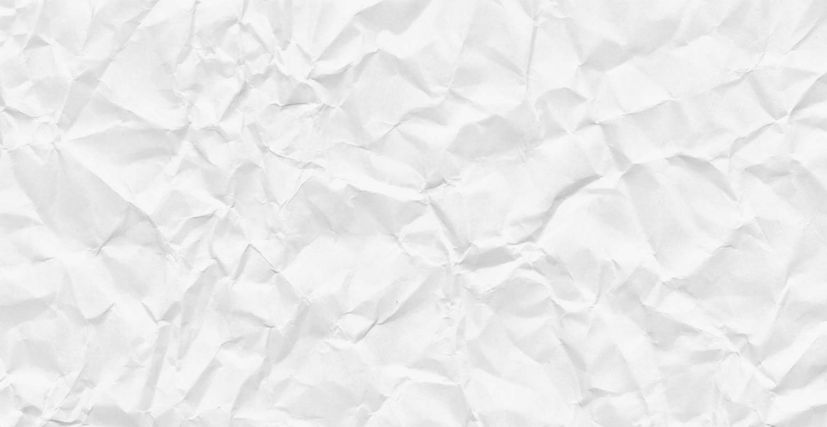 Белая мятая бумага