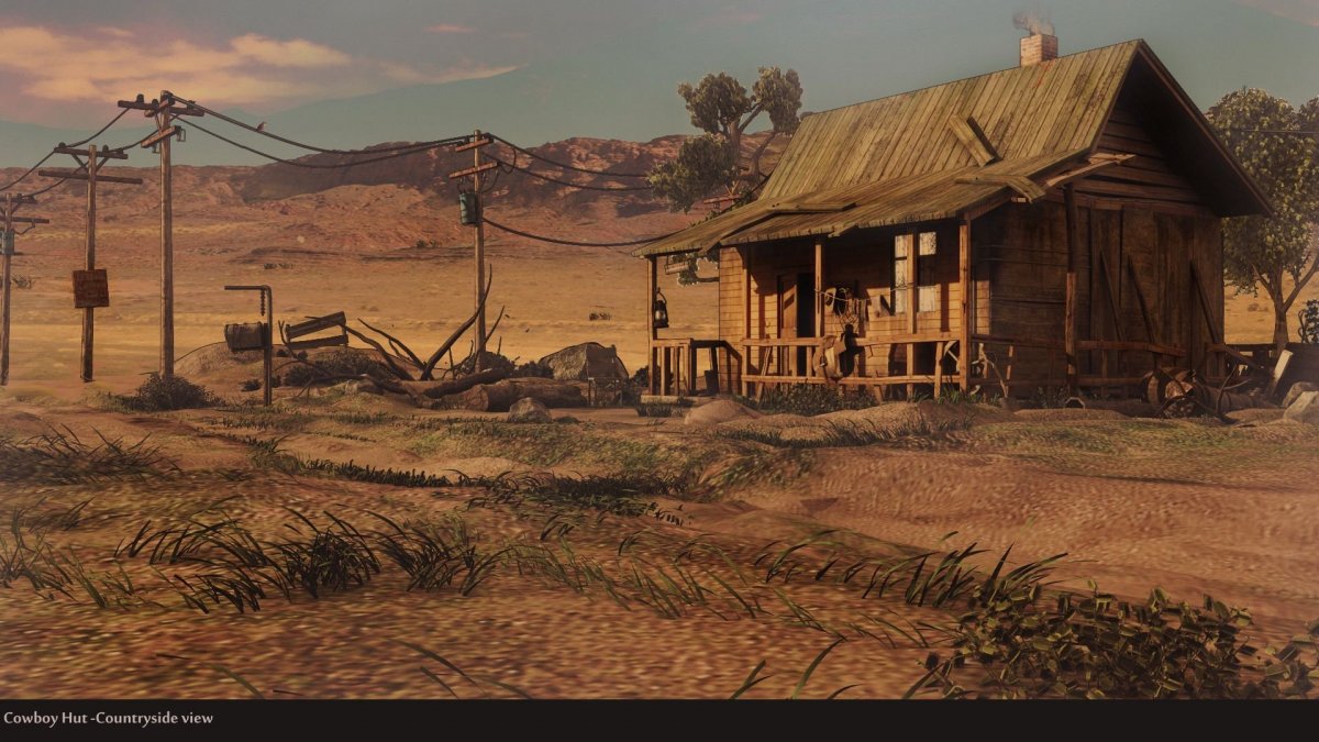 Ранчо в США дикий Запад