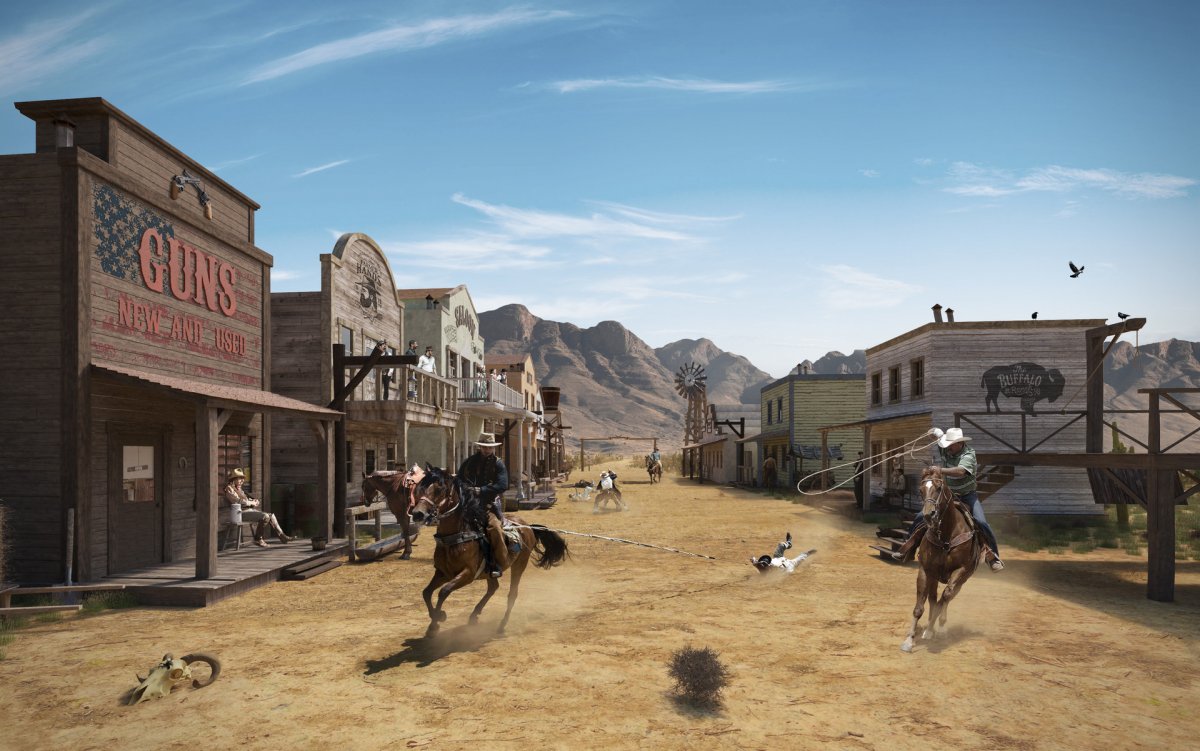 Эль Пасо дикий Запад