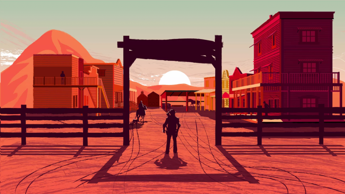 Ранчо пустыня дикий Запад