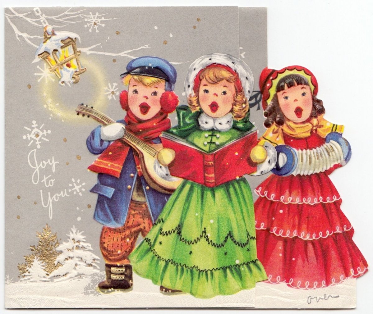 Дети поют колядки