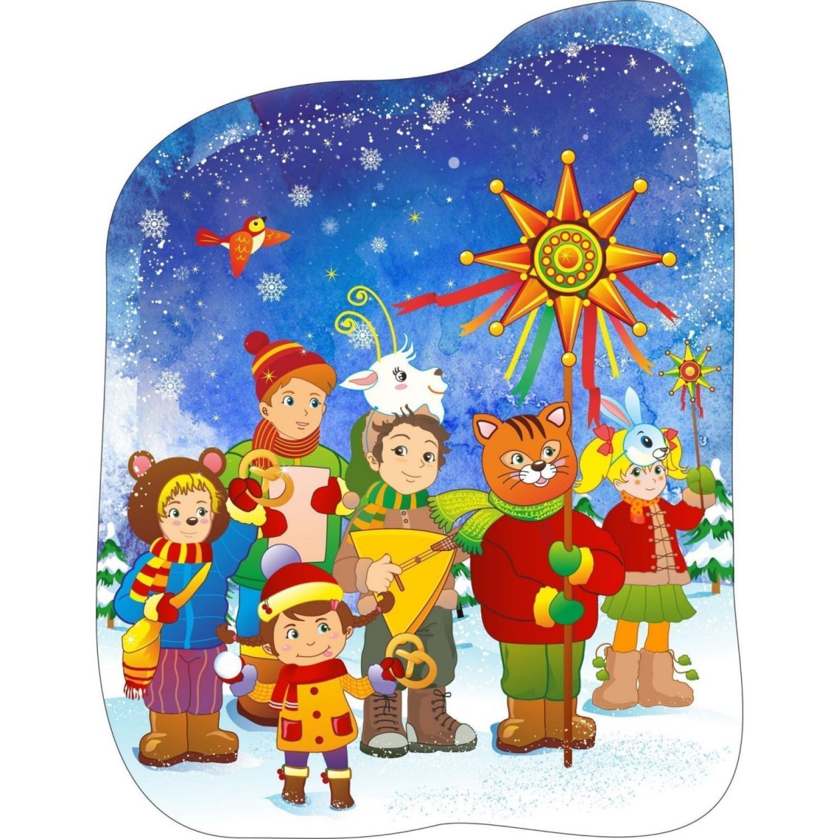 Рождество рисунок