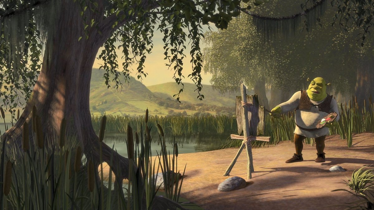 Шрек в болоте