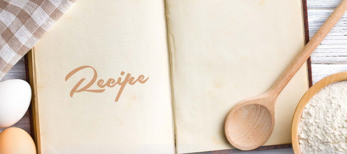 Фон для рецепта выпечки