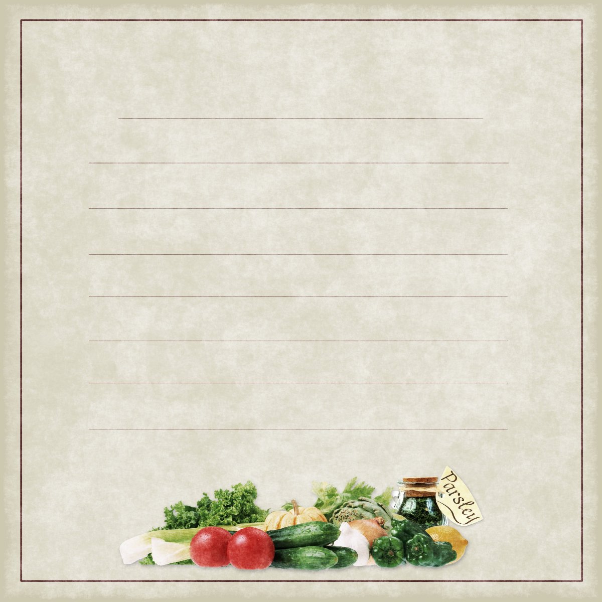 Фон для рецепта блюда