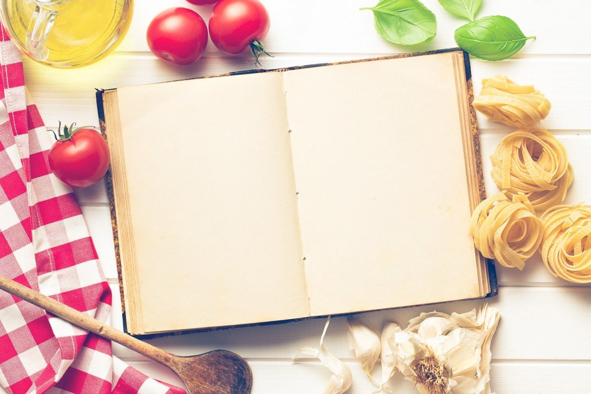 Красивый фон для кулинарного рецепта