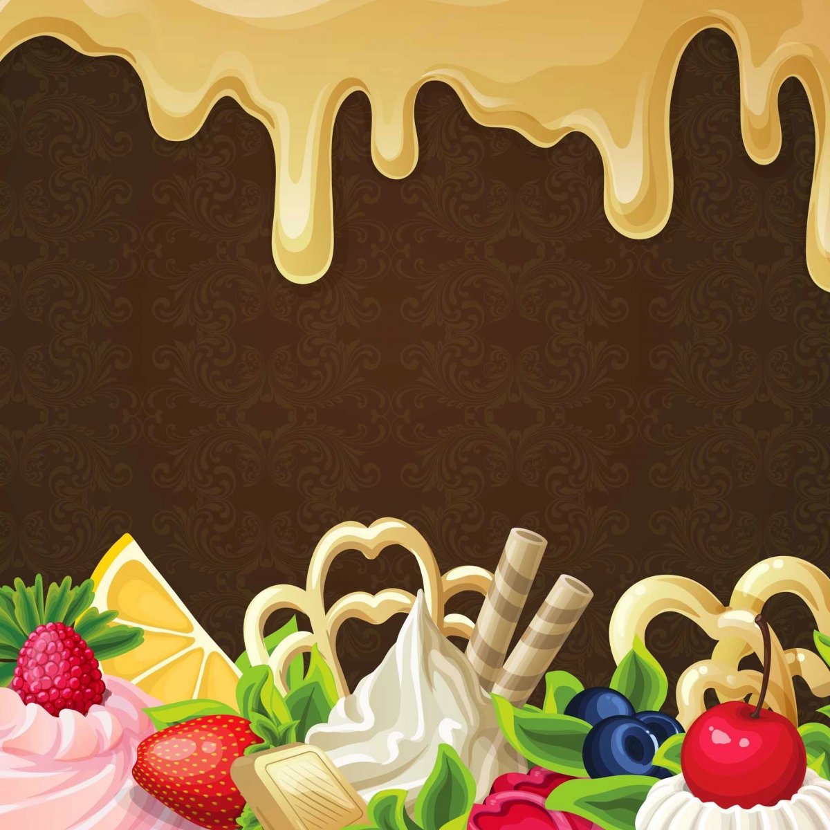 Фон для кондитерских изделий