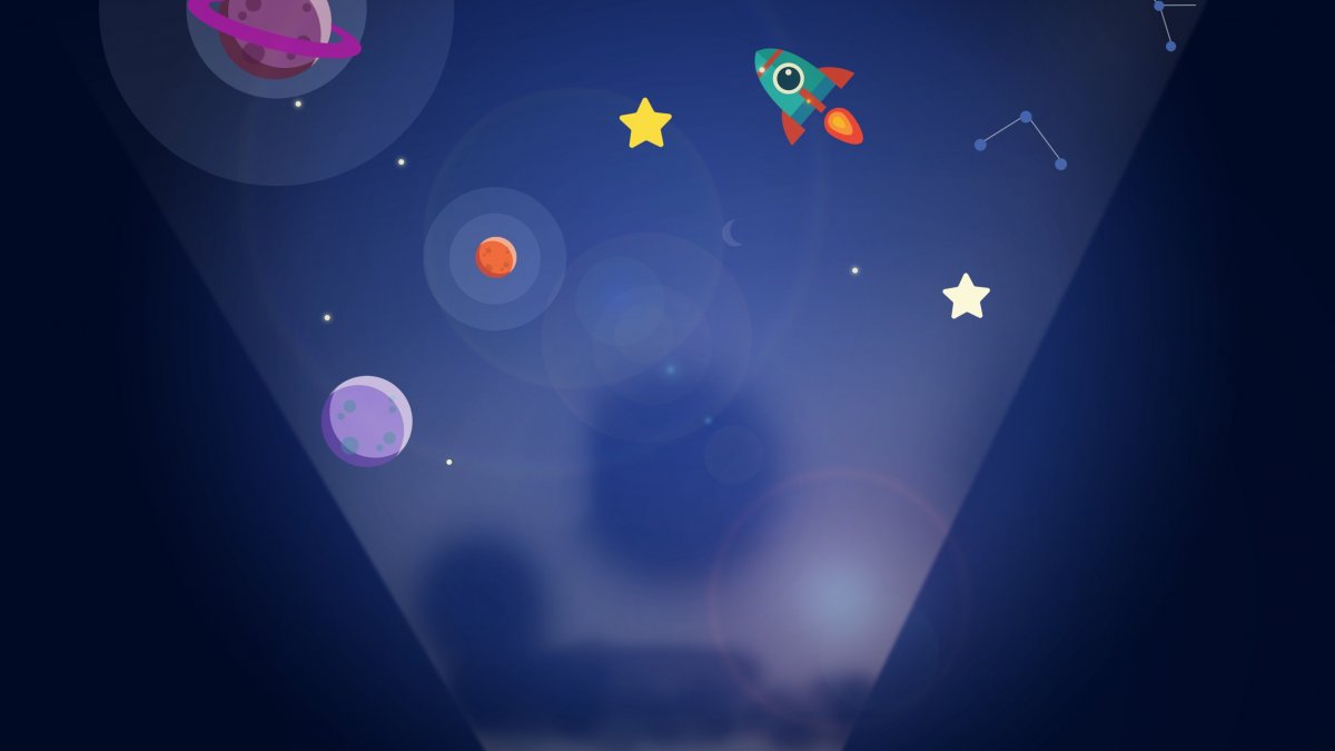 Космические фоны детские