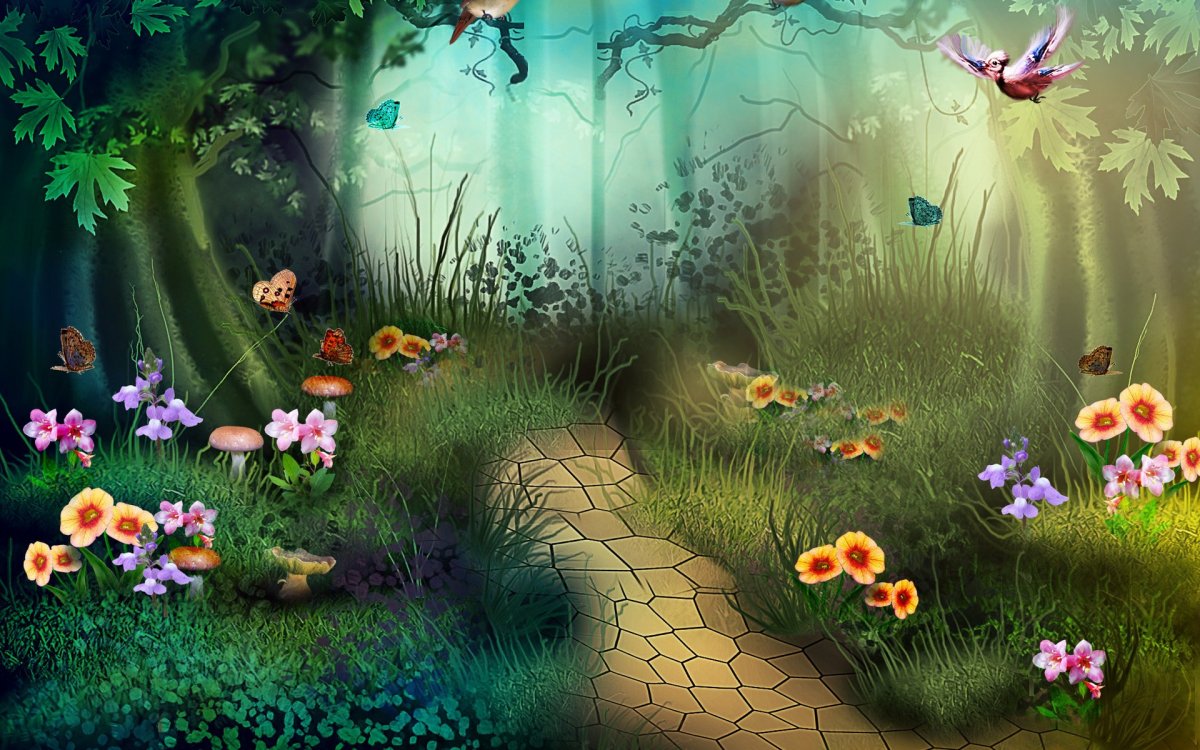 Сказочный фон