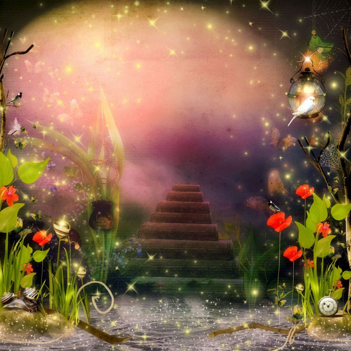 Сказочный фон для презентации детский сад