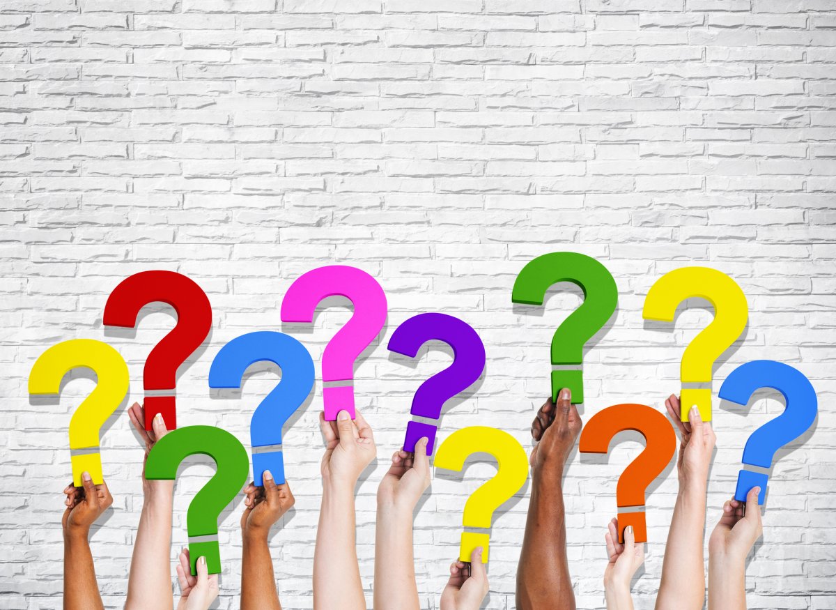 Креативный знак вопроса