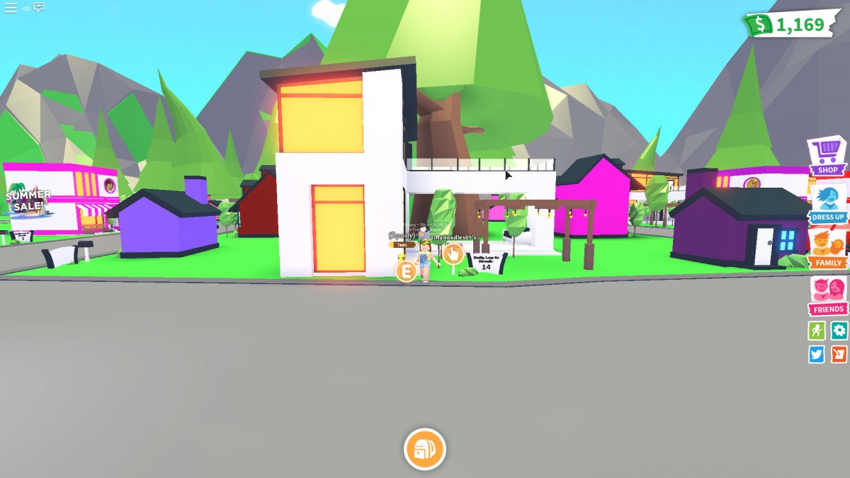 Adopt me Roblox фон