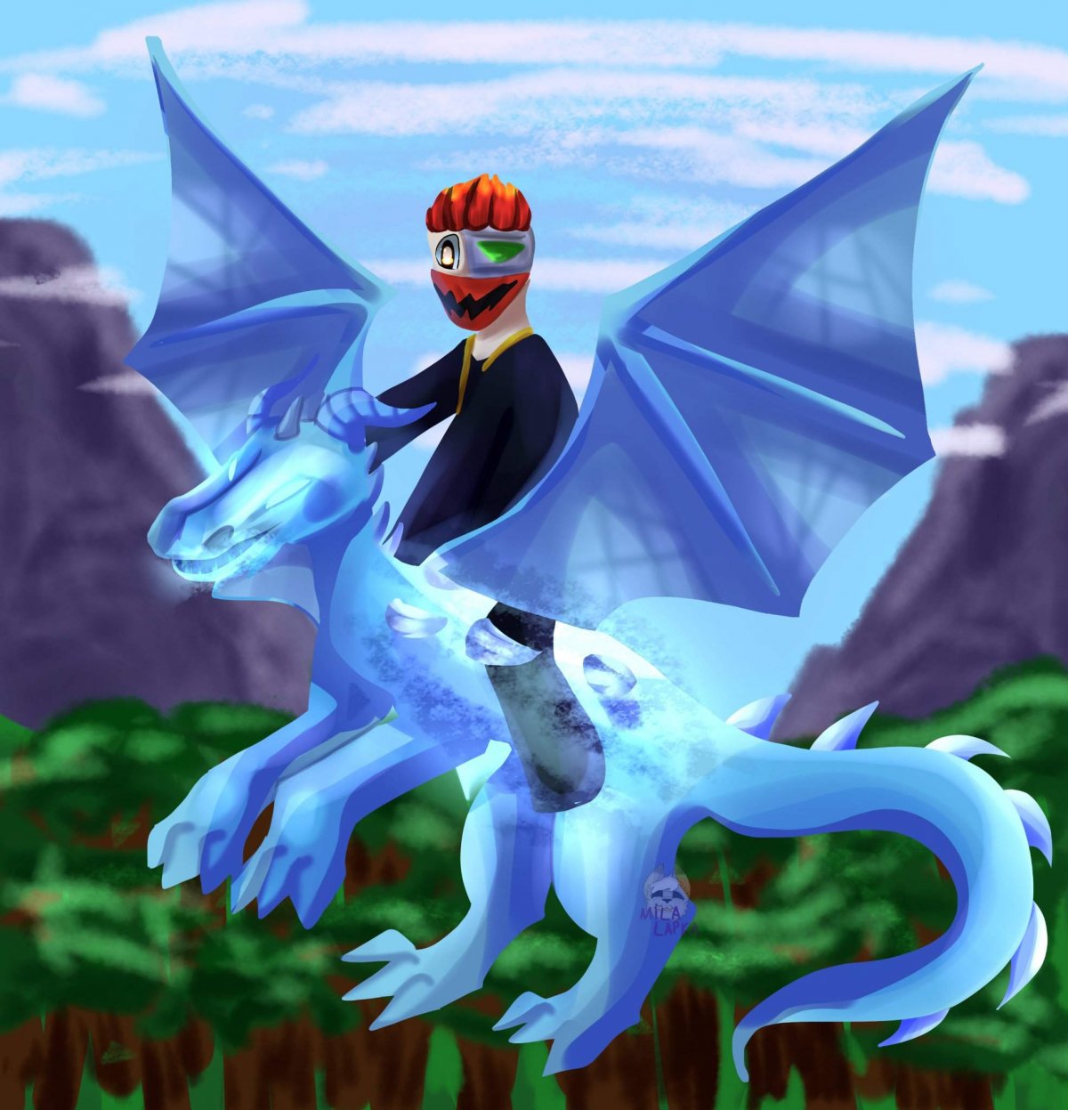 Фрост дракон РОБЛОКС