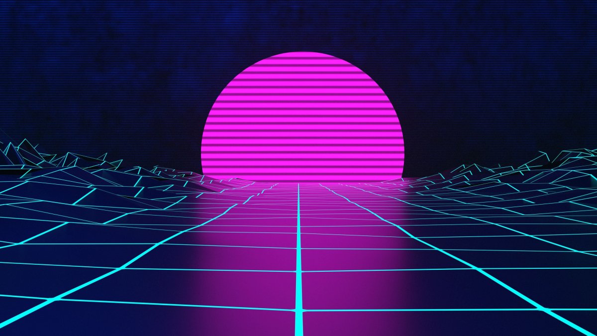 Неоновый фон для фотошопа