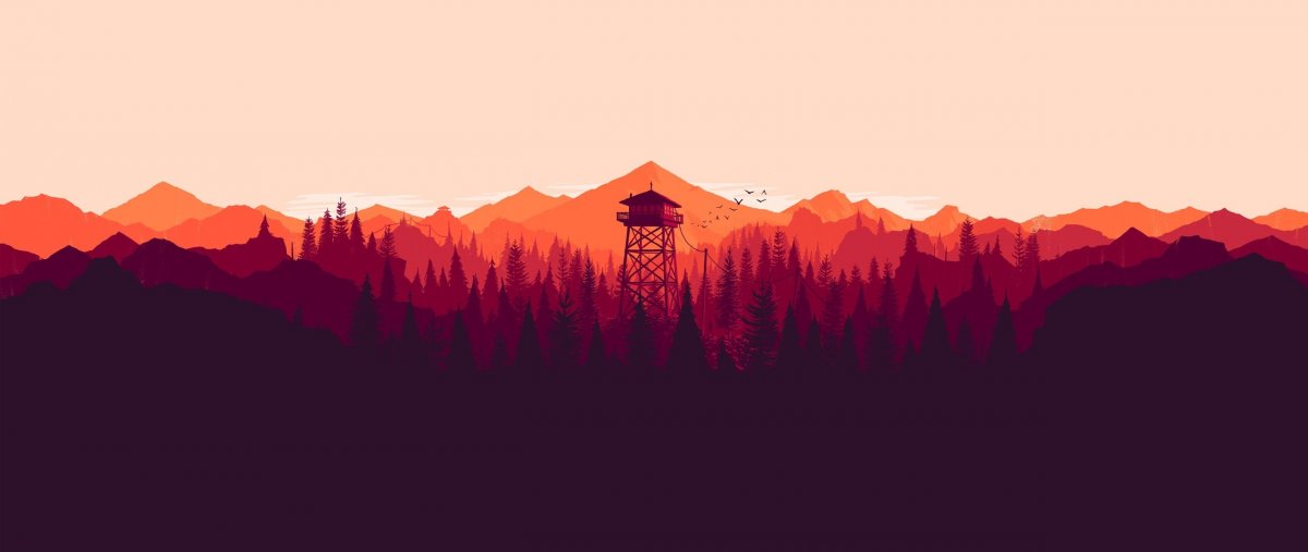 Firewatch обои 4к