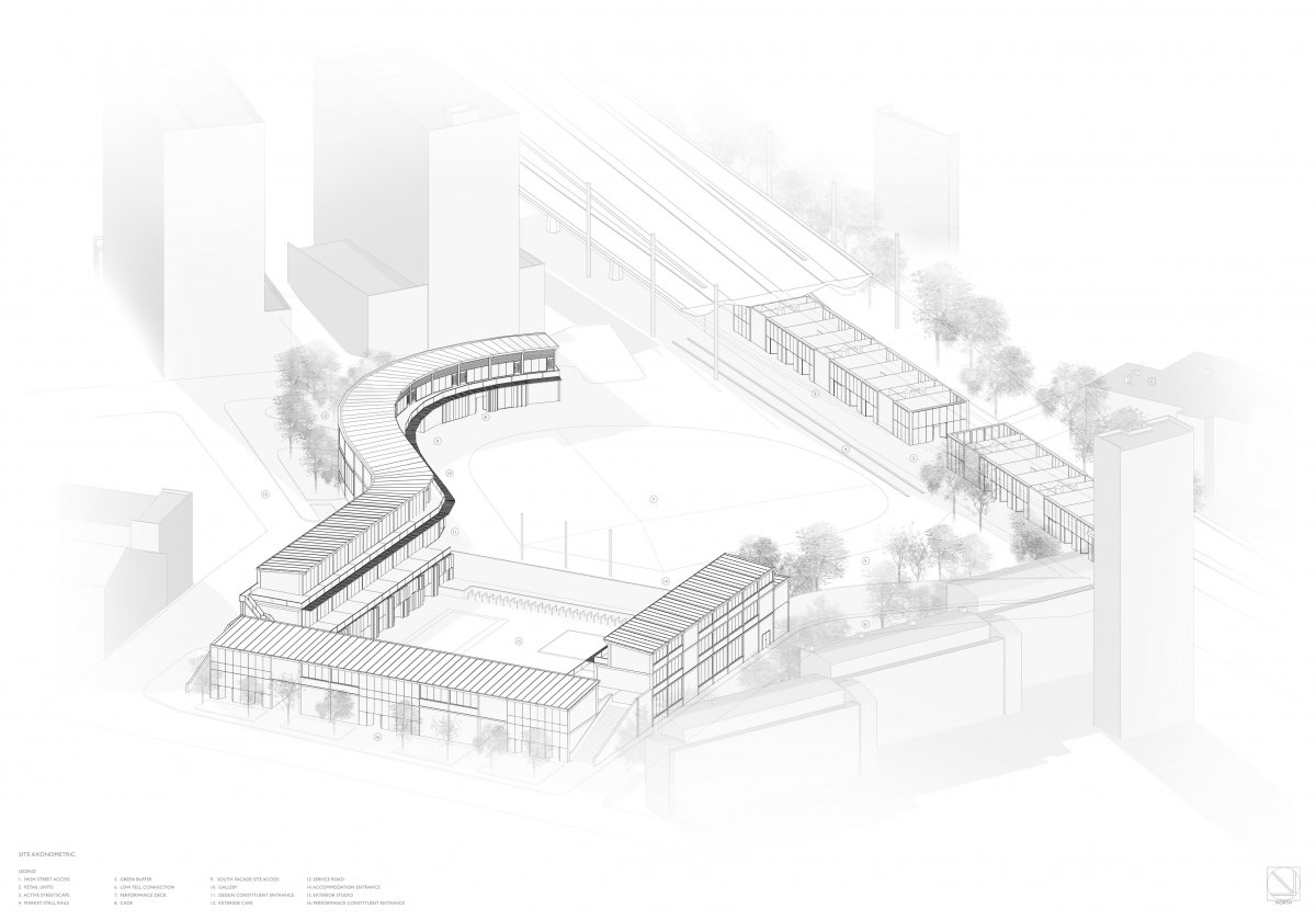 Фон для архитектурной подачи Минимализм