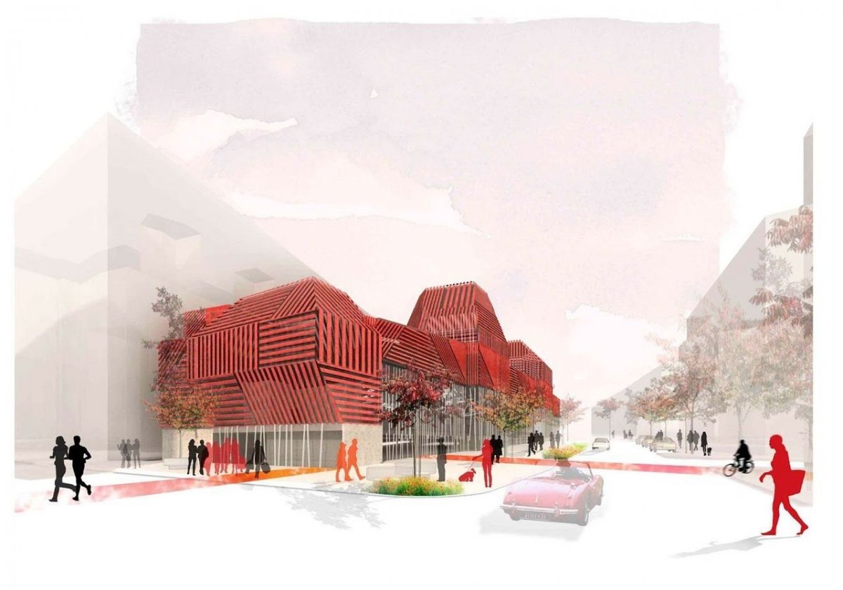 Фон для архитектурного проекта