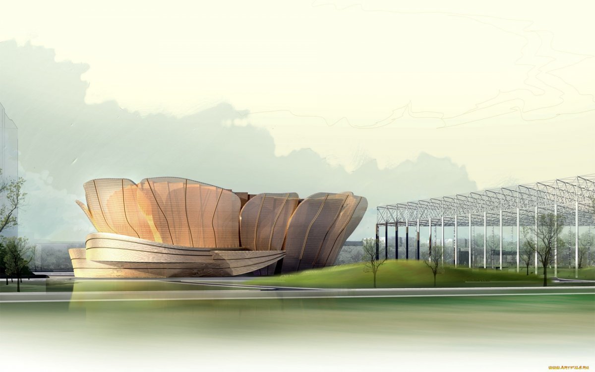 Фон для архитектурного проекта