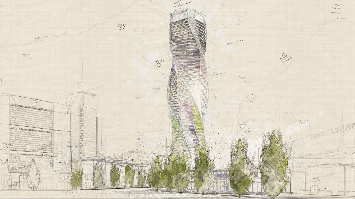 Фон для архитектурного проекта