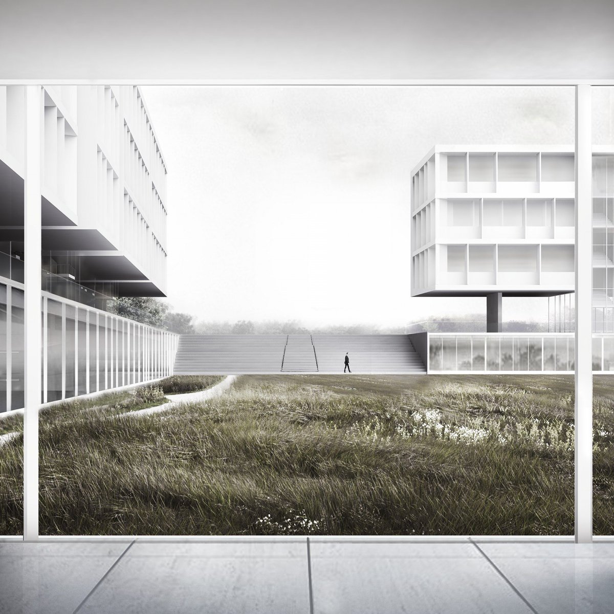 Концептуальный архитектурный коллаж