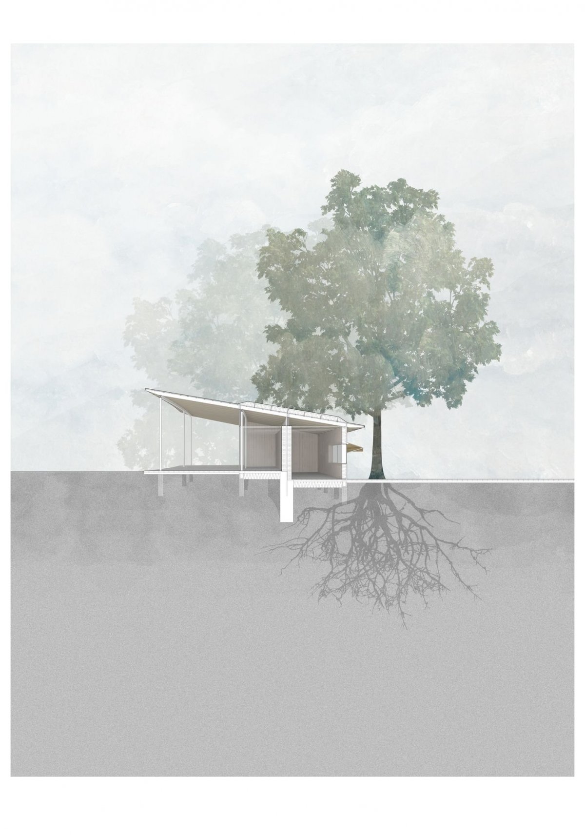 Фон для архитектурного проекта