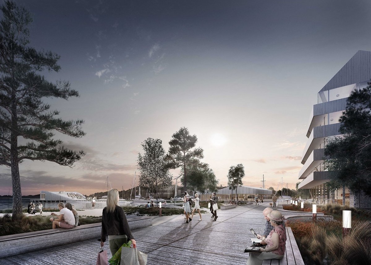 Архитектурная визуализация саке Аранян