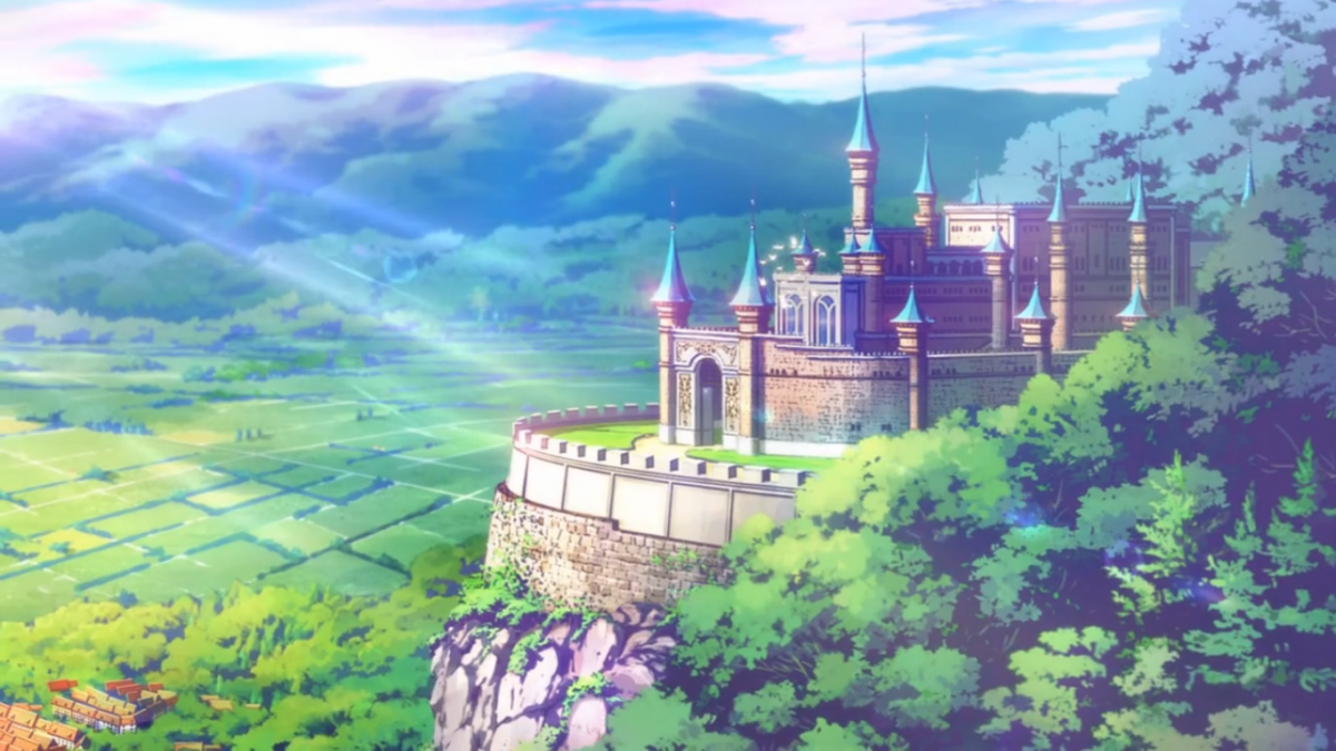 Красноволосая принцесса Белоснежка замок