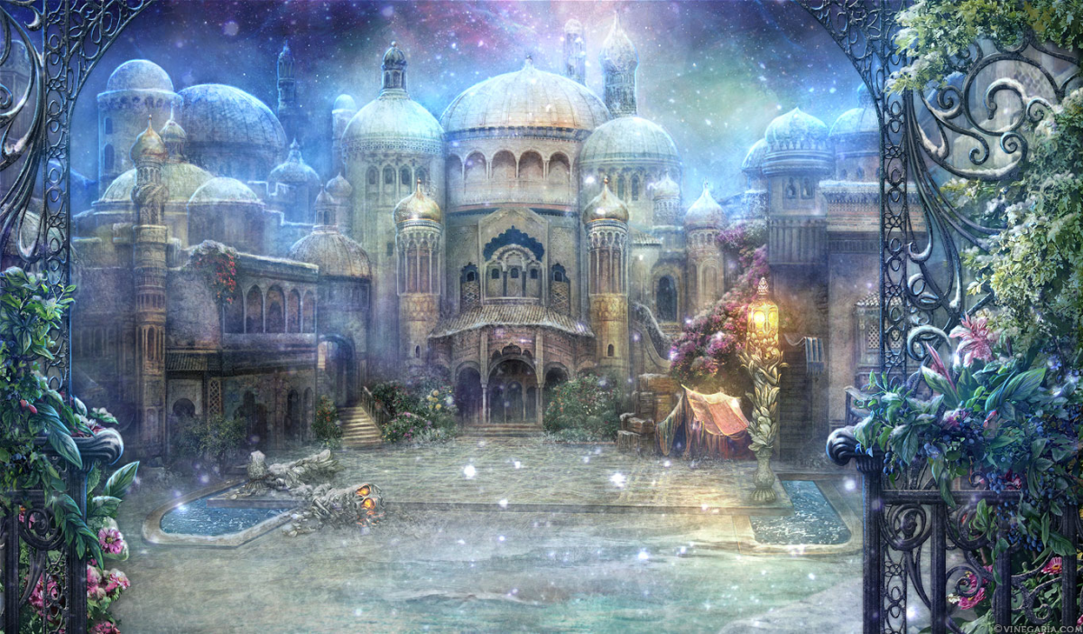 Восточный дворец фэнтези