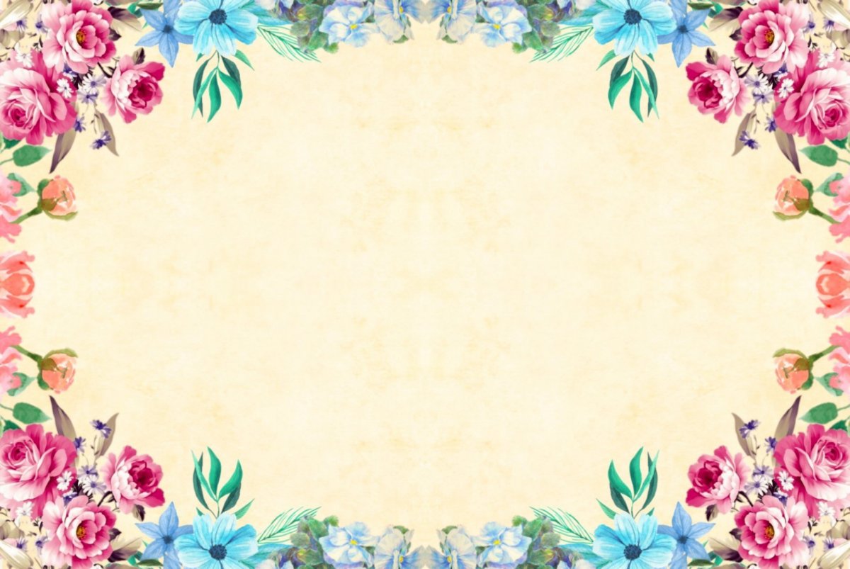 Цветочный фон для текста