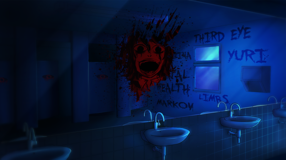 Ванная комната ночью