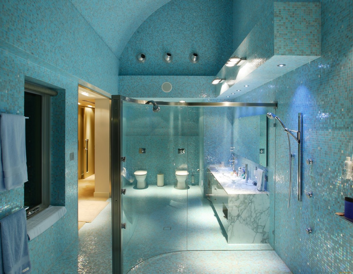 Ванная комната в стиле аниме