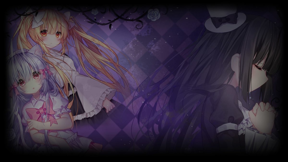 Фиолетовый аниме фон стим