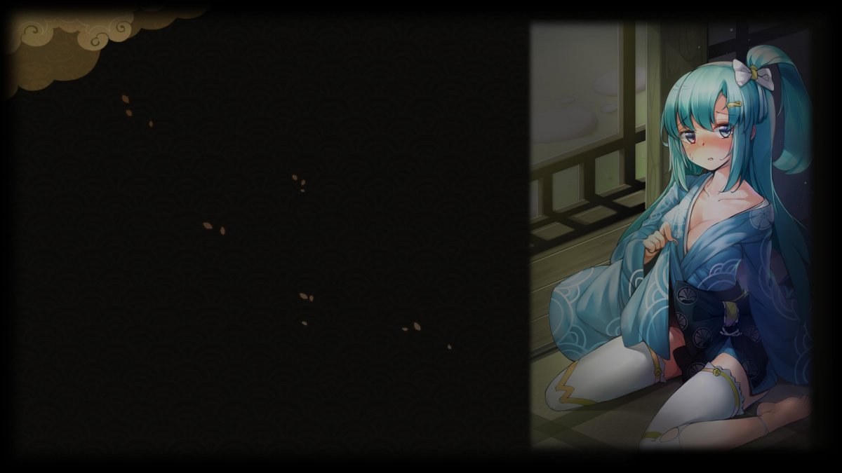 Синий аниме фон стим