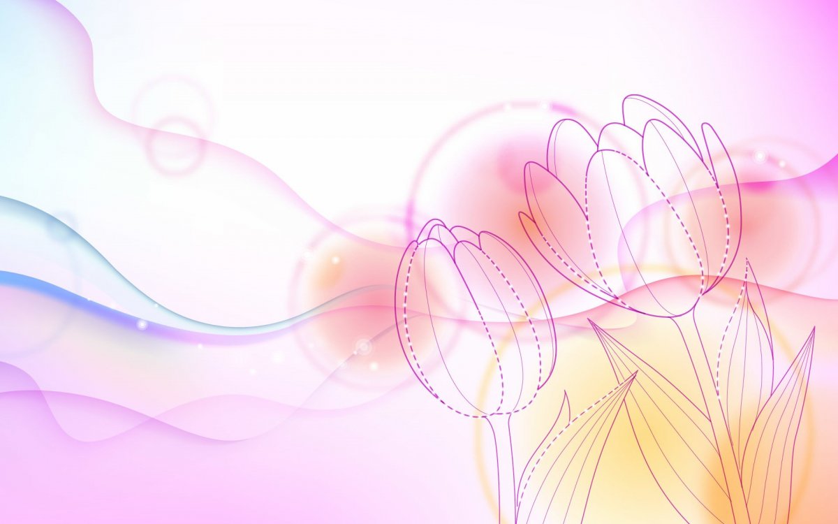 Фон с цветами