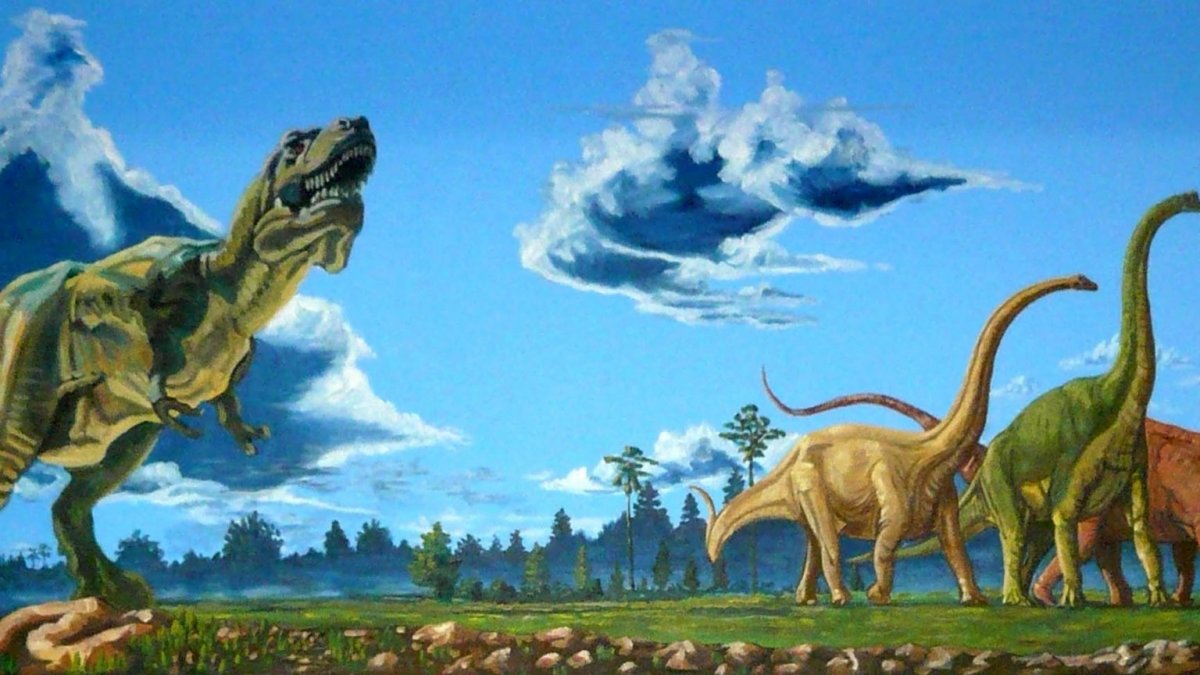 Динозавры панорама