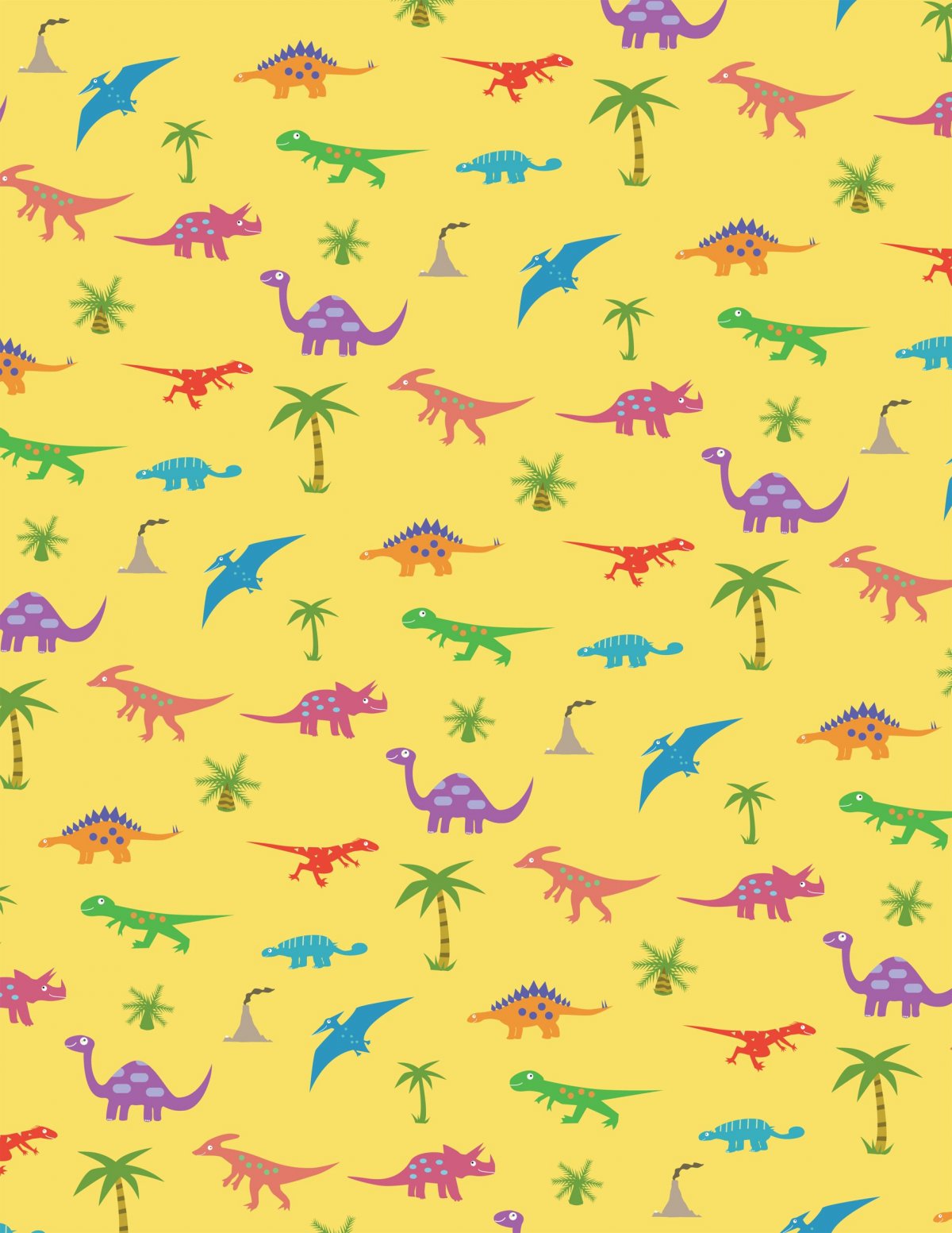 Динозавры паттерн